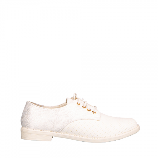 Γυναικεία casual παπούτσια Eryca λευκό, 2 - Kalapod.gr